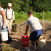 15-smaller crew hotter day on downstream site